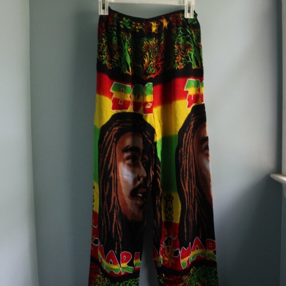 Bob Marley pajama pants, size ~S-M - Picture 3 of 4